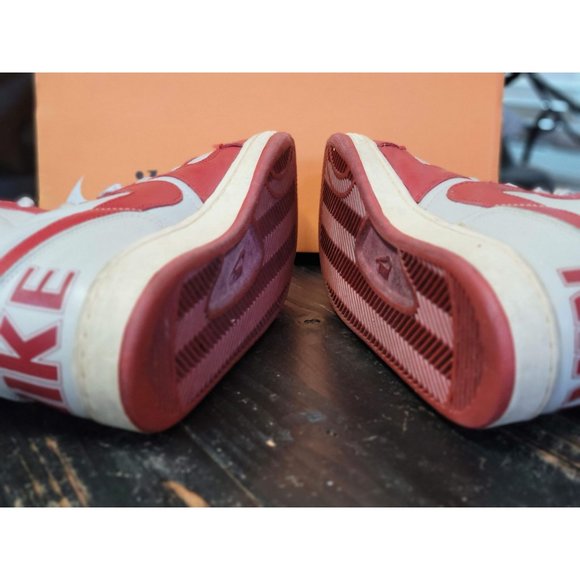 2007 Nike Terminator High Vintage Bone/Red Dunk HI Shoes 318677-061 Men 10 - Picture 6 of 9